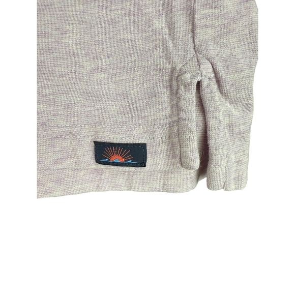 Faherty‎ Polo Shirt Mens Large Lavender Heather Stretch Modal Blend Soft Knit - Picture 5 of 7